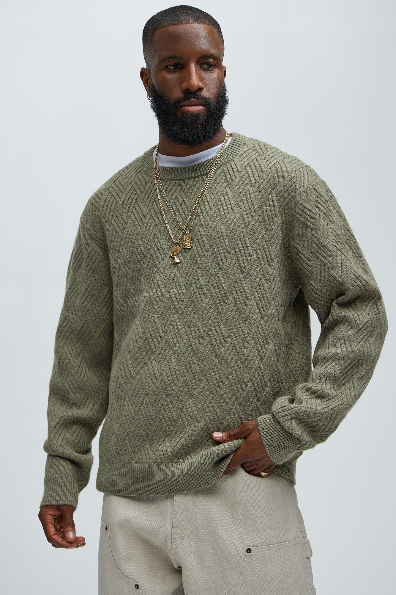 That Stuff Crewneck Sweater - Olive Product Image