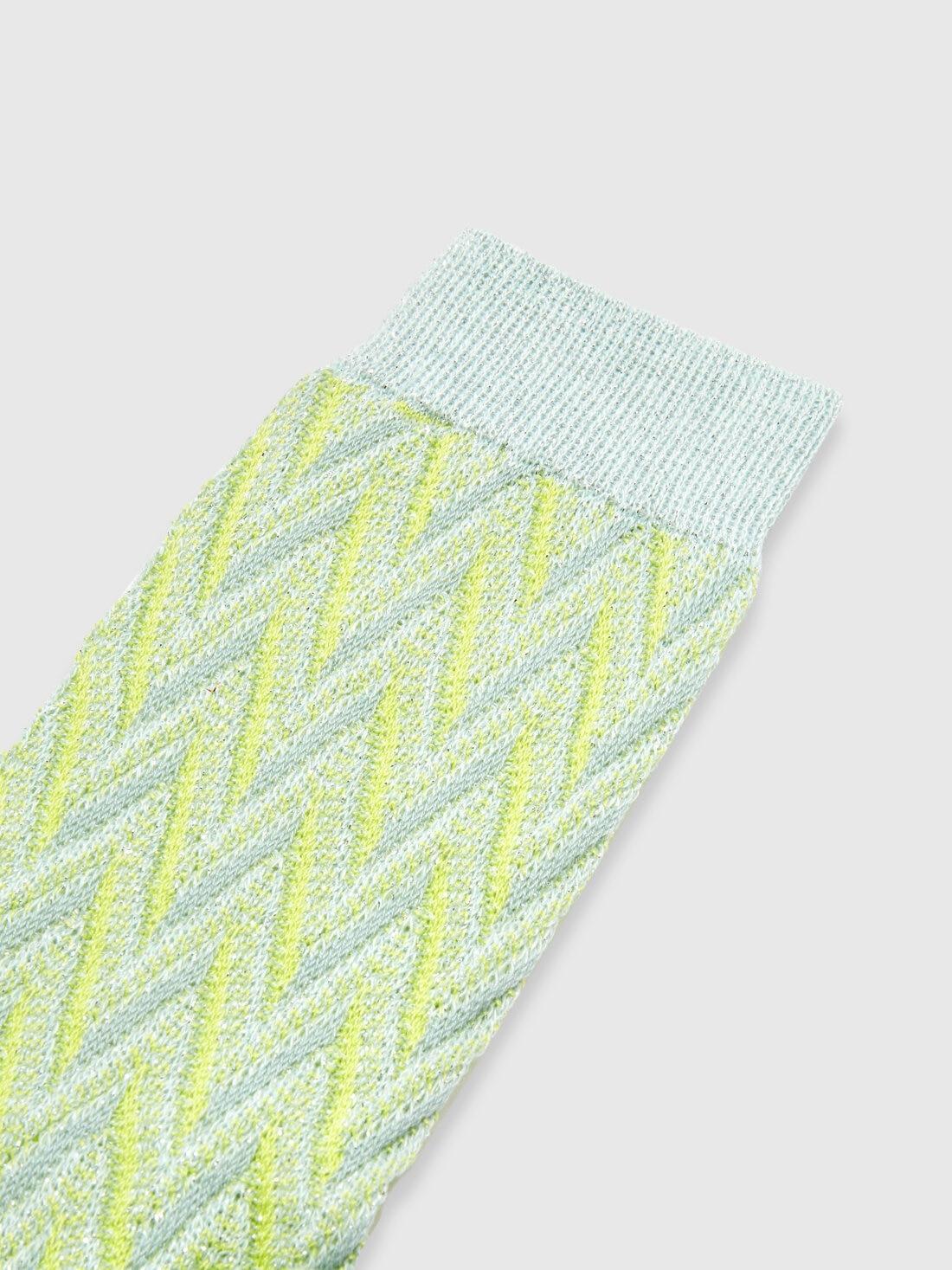 Cotton and nylon chevron socks Multicoloured | Missoni Product Image