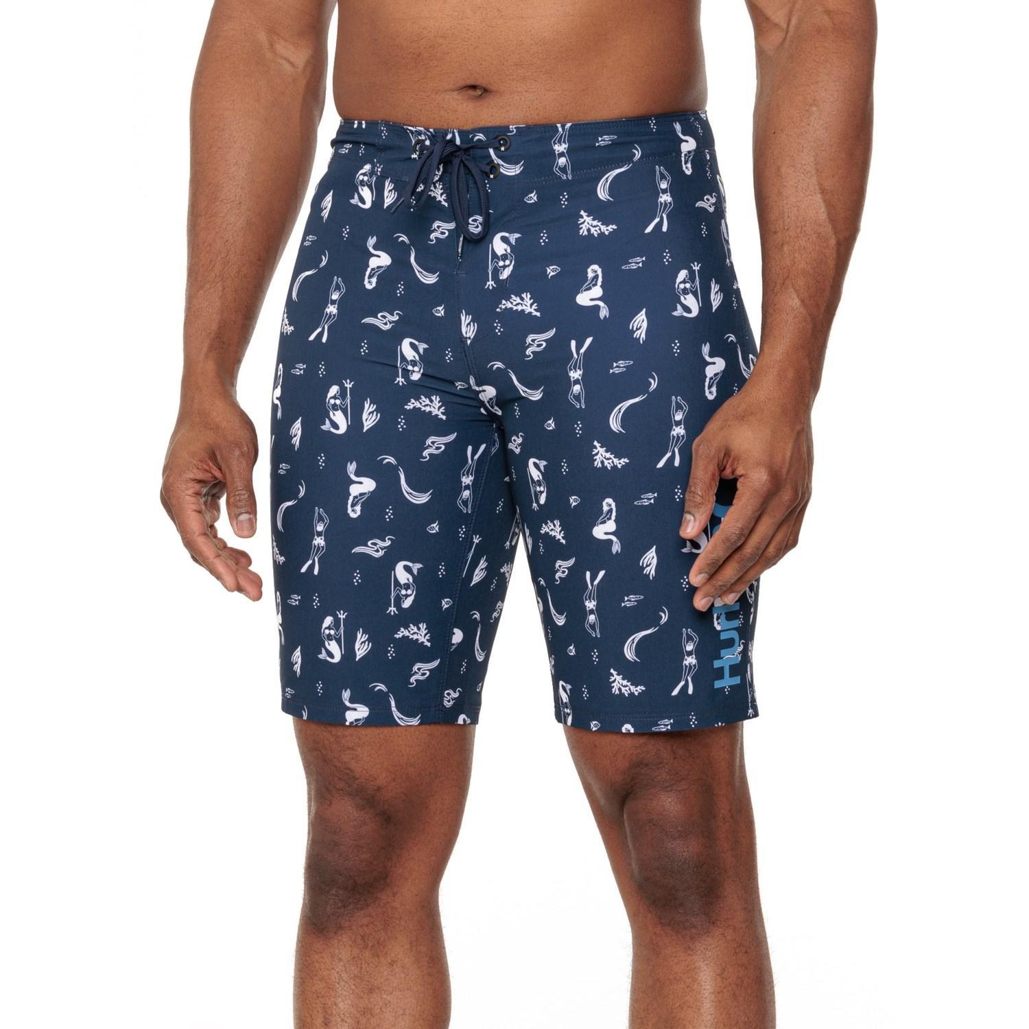 HURLEY EXIST Deep Sea AOP Swim Boardshorts Product Image