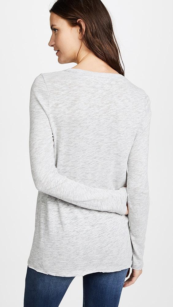 ATM Anthony Thomas Melillo Long Sleeve Destroyed Wash Tee | Shopbop Product Image