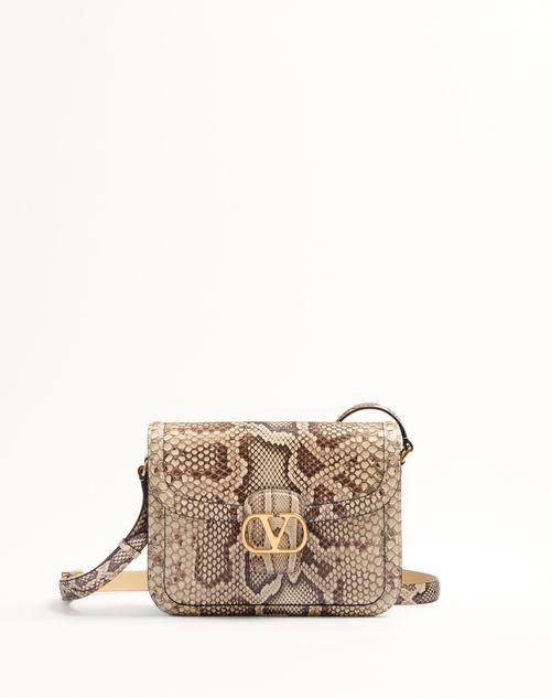 VALENTINO GARAVANI 9TO5 PYTHON SHOULDER BAG Product Image