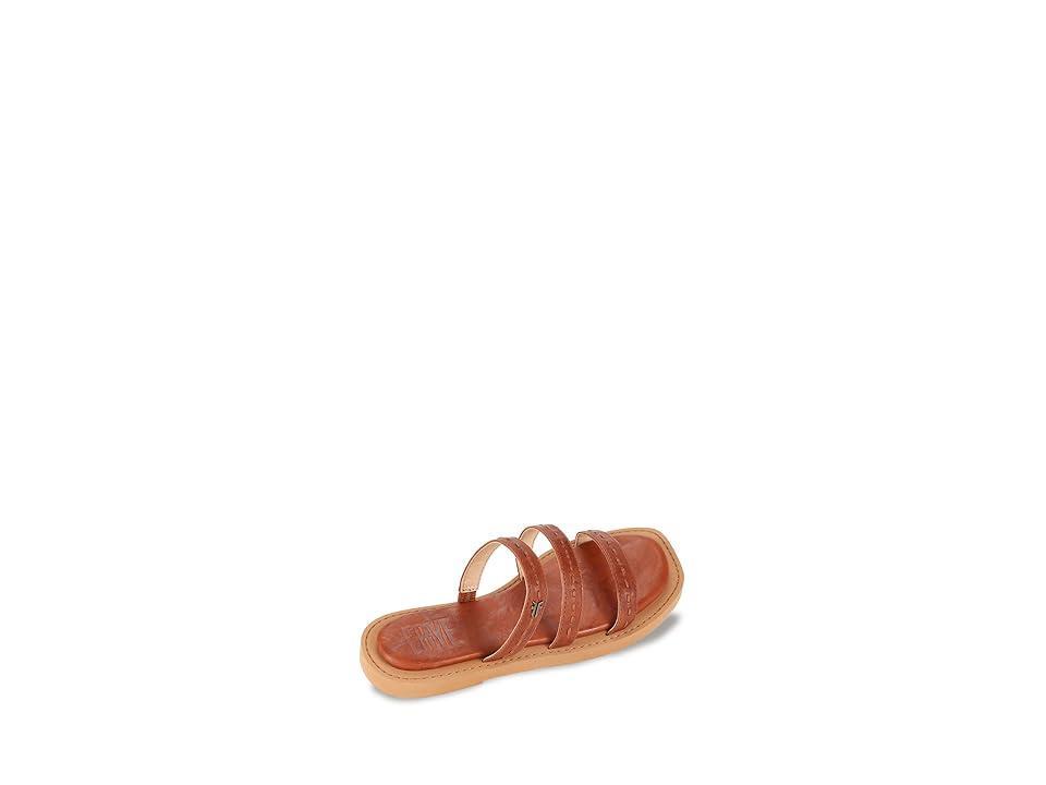 Frye Faye Strappy Slide (Cognac) Women's Shoes Product Image