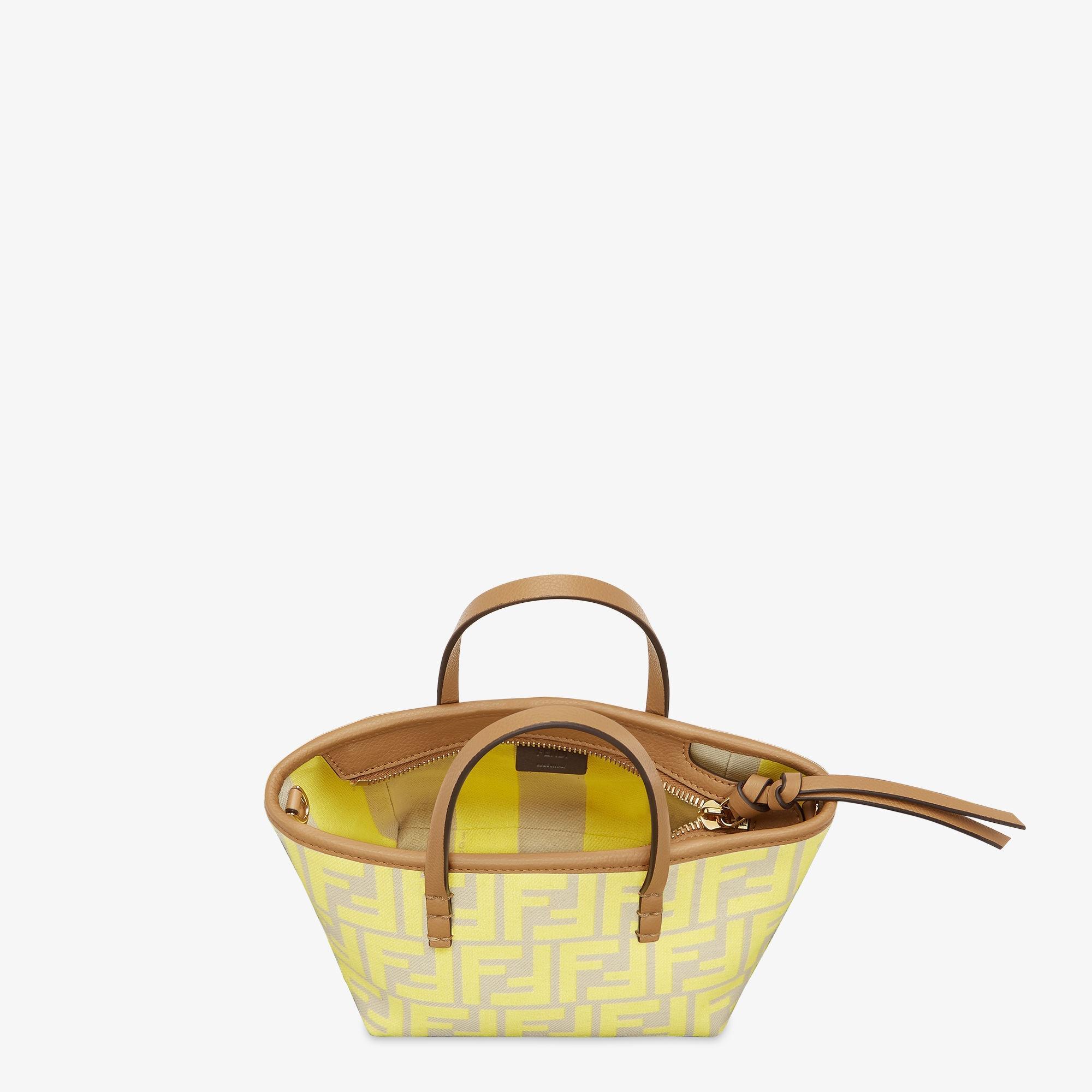 Roll MiniYellow FF jacquard mini bag Product Image