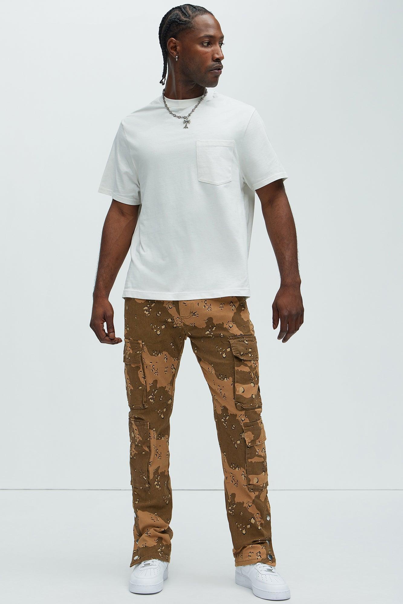 Stand On It Cargo Straight Pants - Camouflage Product Image