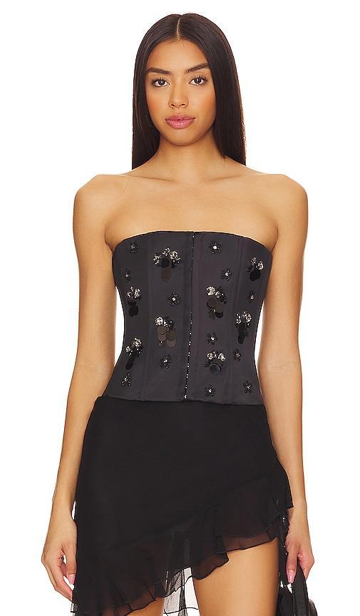 Embellished Satin Corset Product Image