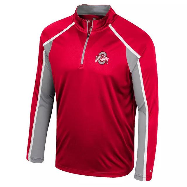 Mens Arizona State Sun Devils Eddie 1/4 Zip Windshirt Red Product Image