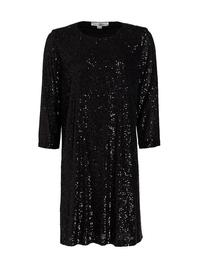 Womens Sequined Knit Dress Product Image