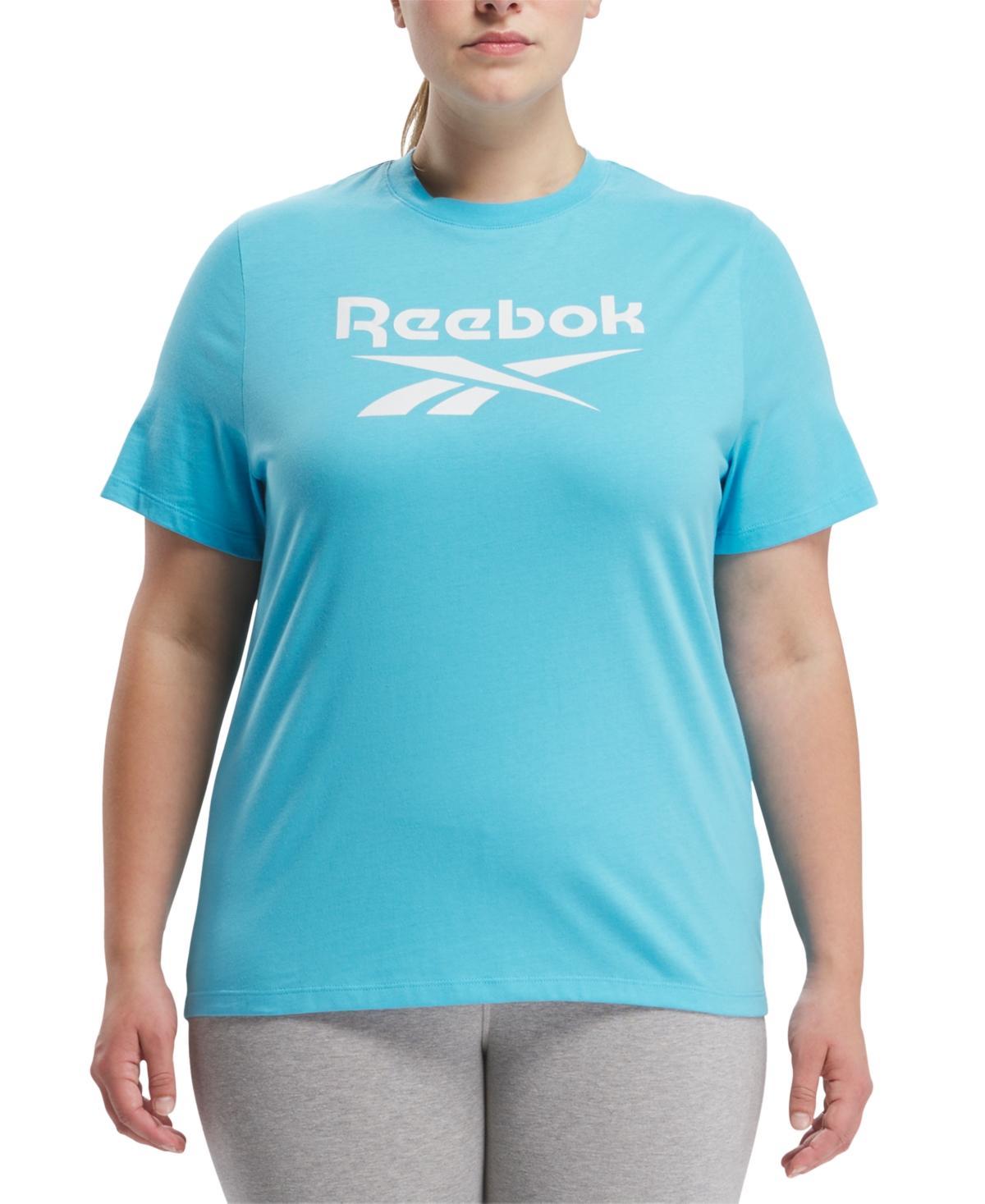 Reebok Womens Short Sleeve Logo Graphic T-Shirt Product Image