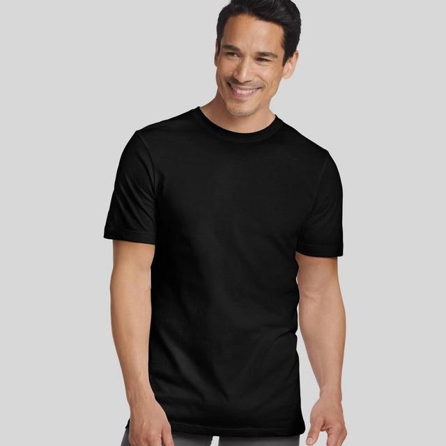 Jockey Generation Mens Stay New Cotton 3pk Crewneck Short Sleeve T-Shirt - Black M Product Image