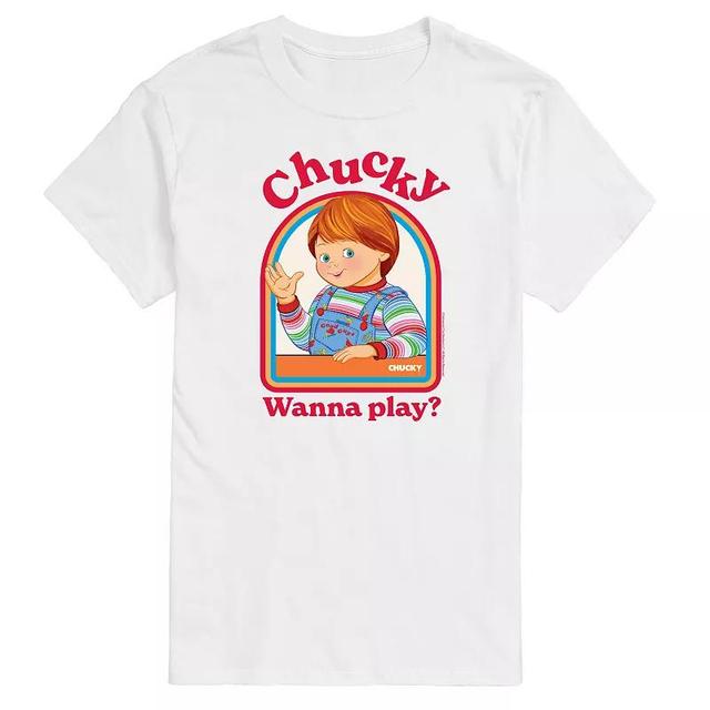 Mens Chucky Wanna Play Graphic Tee Product Image