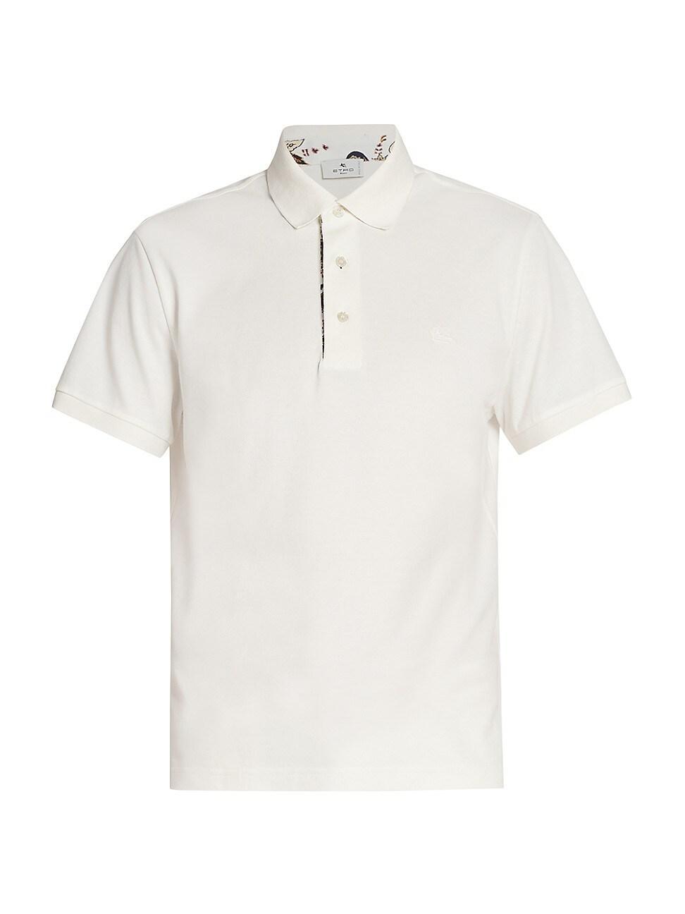 Mens Contrast Placket Polo Shirt Product Image