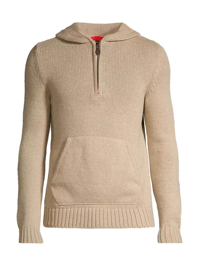 Half-Zip Sweater Hoodie Product Image