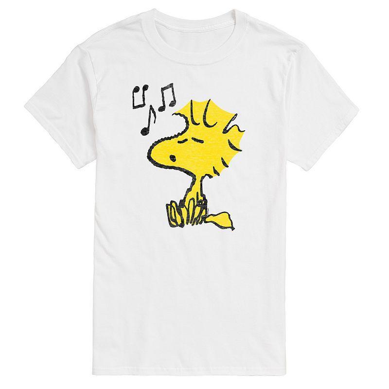 Mens Peanuts Woodstock Singing Graphic Tee Product Image