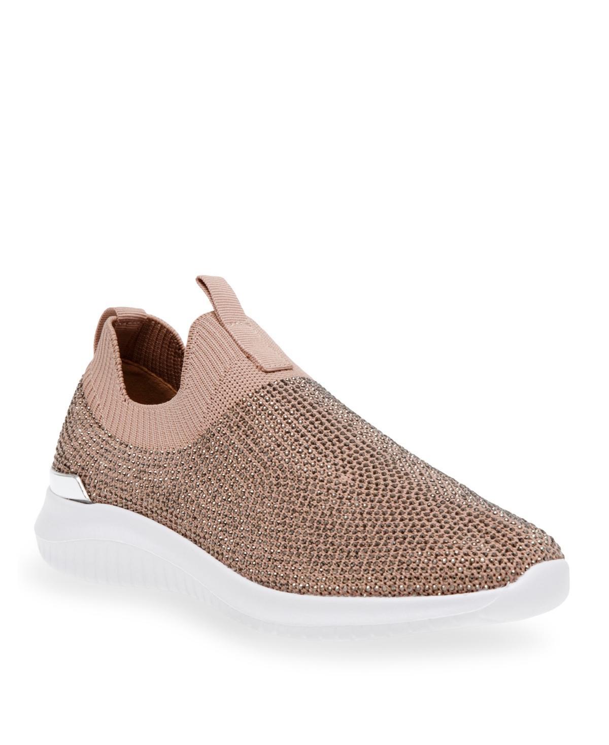 Anne Klein Womens Mylee Slip On Embellished Sneakers Product Image