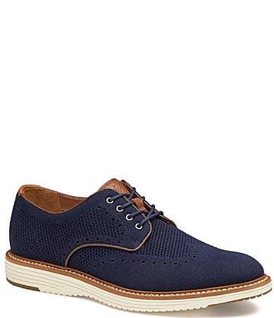 Johnston & Murphy Mens Upton Knit Wingtip Dress Shoes Product Image