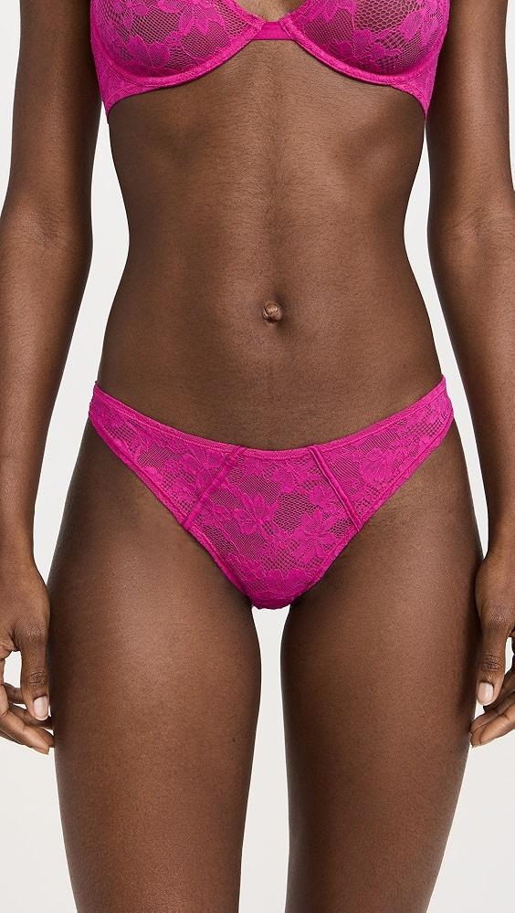 Fleur du Mal Le Stretch Lace Cheeky Panties | Shopbop Product Image