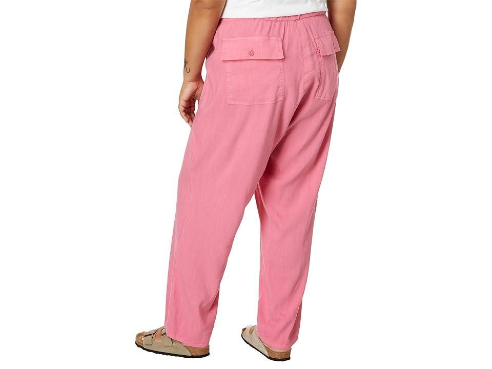 KUT from the Kloth Plus Size Rosalie - Drawstring Pants with Porkchop Pockets in Dark (Dark ) Women's Casual Pants Product Image