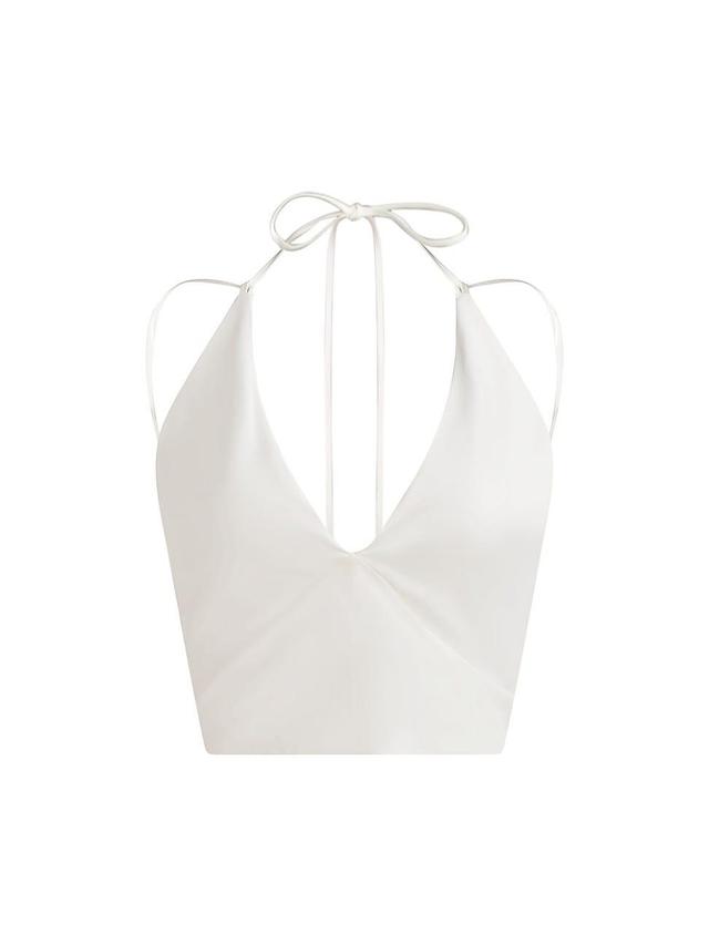 Womens Ito Halter Crop Top Product Image