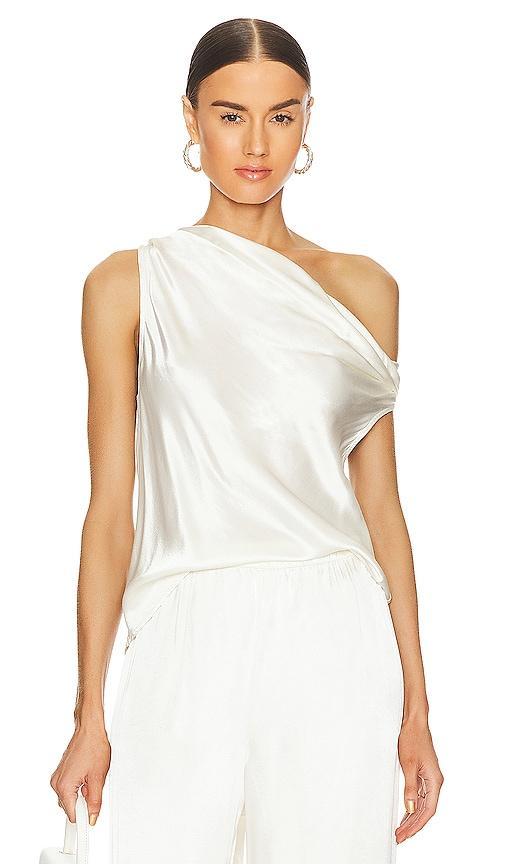 Satin Bias Off Shoulder Top Product Image