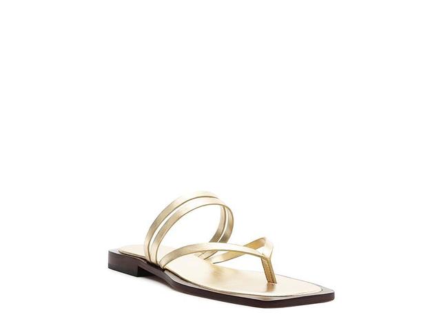 Schutz Rania Flat (Platina) Women's Sandals Product Image