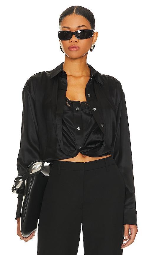 Alexander Wang Button Down With Integrated Cami Size 00, 2. Product Image