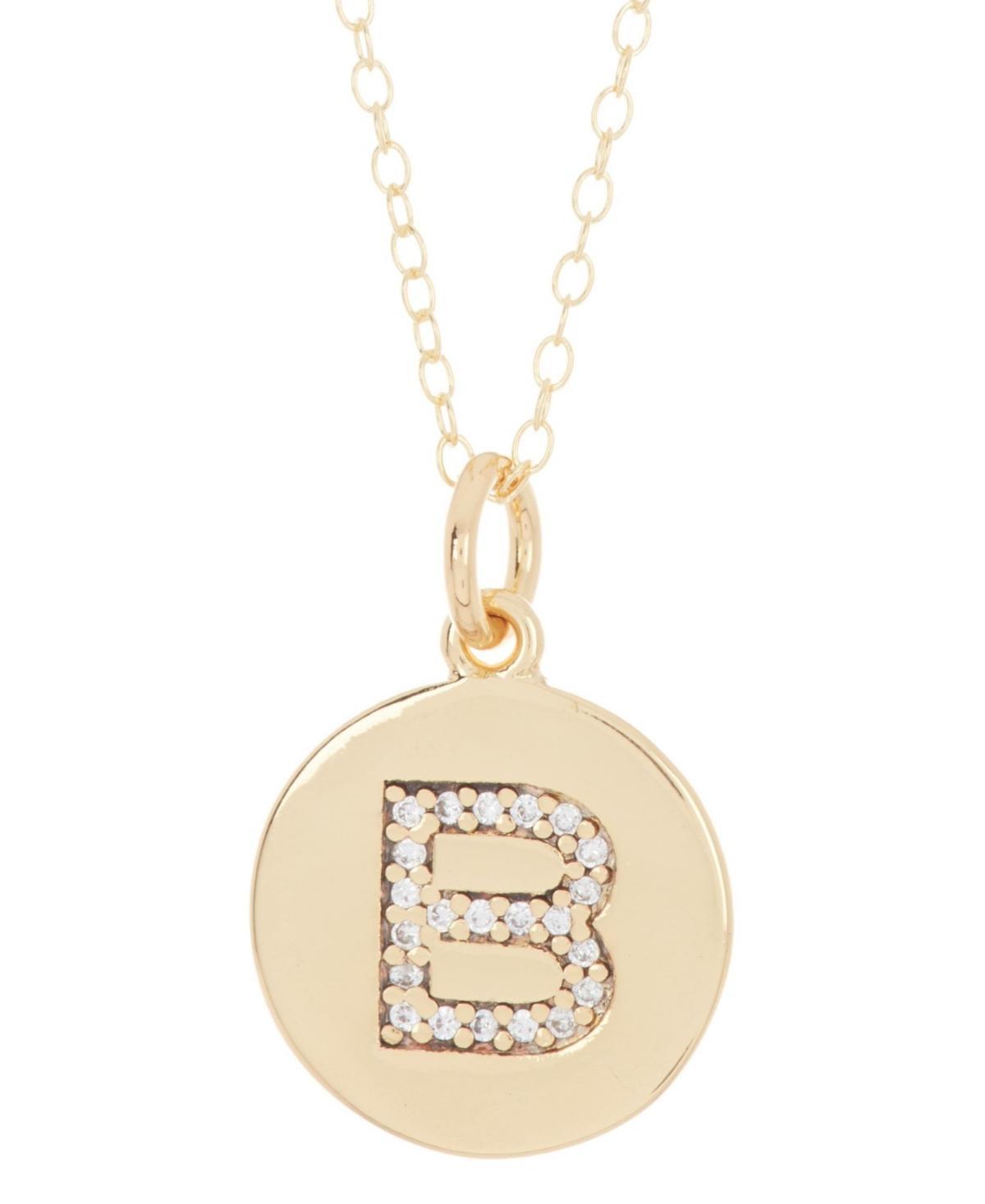 brook & york Madeline 14K Gold Plated Initial Pendant Product Image