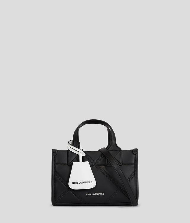 K/SKUARE EMBOSSED SMALL TOTE BAG Product Image