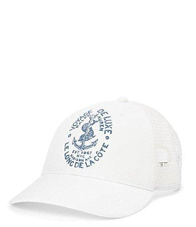 Mens Logo-Embroidered Trucker Hat Product Image