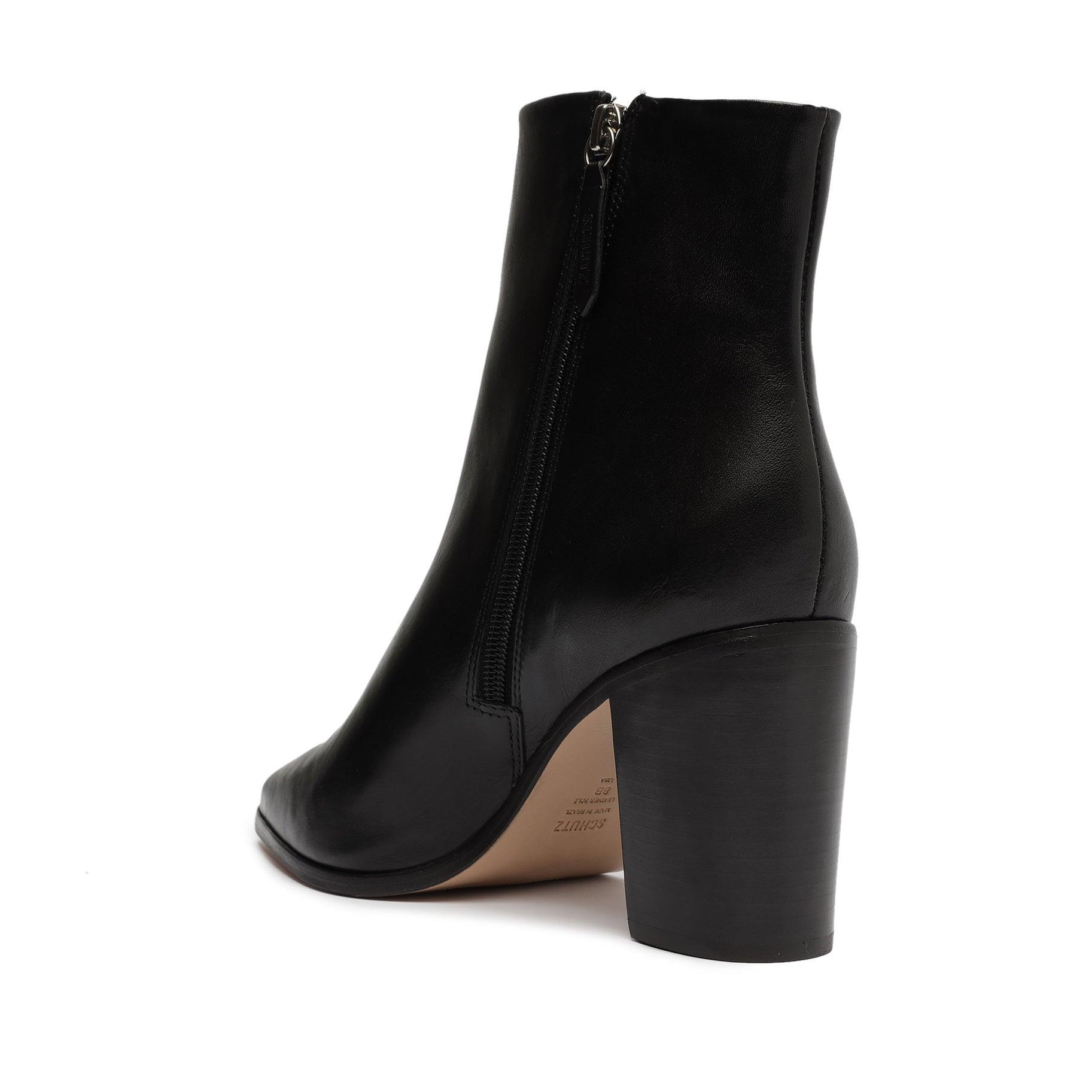 Magali Block Leather Bootie Female Product Image