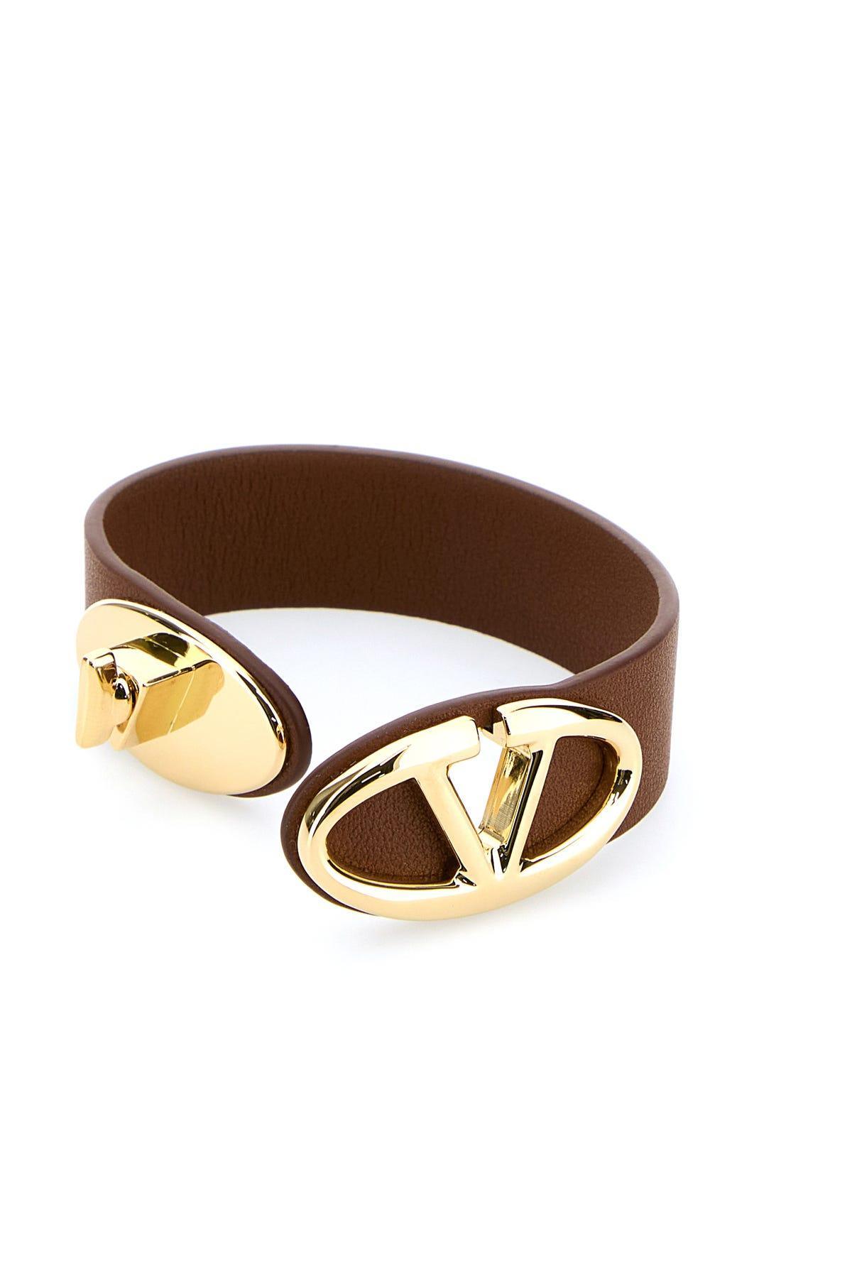 VALENTINO GARAVANI Brown Vlogo Bracelet Product Image