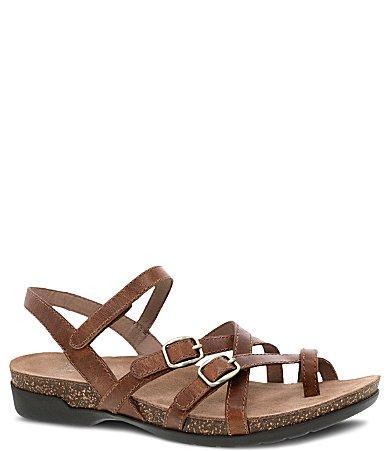 Dansko Roslyn Leather Strappy Thong Sandals Product Image