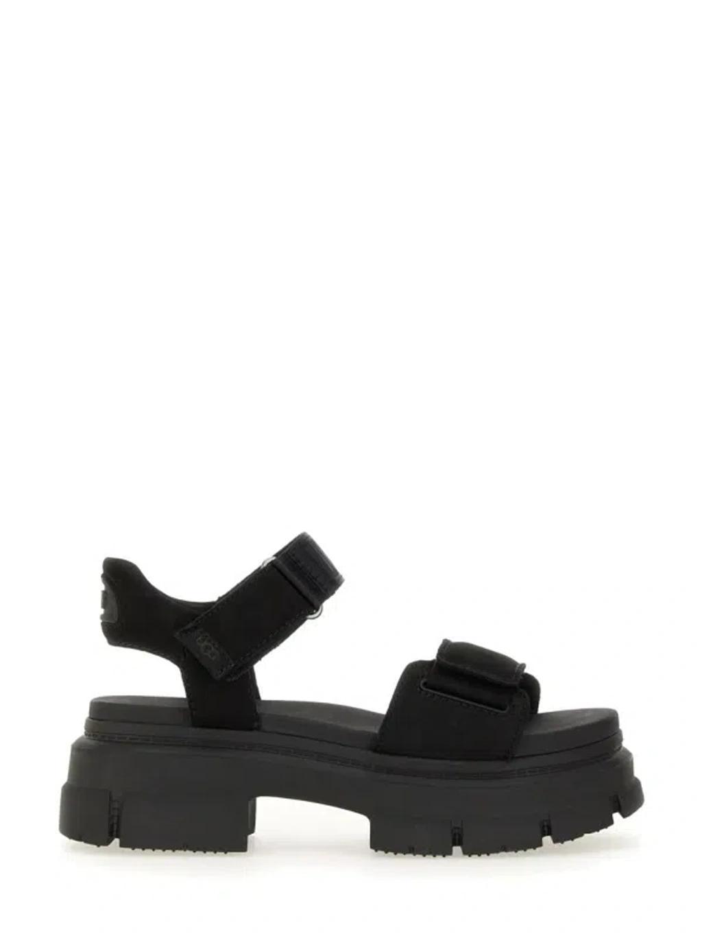 UGG Ashton Ankle Strap Sandals In Black Product Image