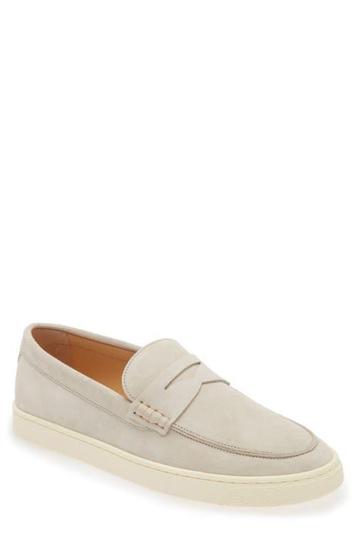 Men's Suede Moccasin Penny Loafers Product Image