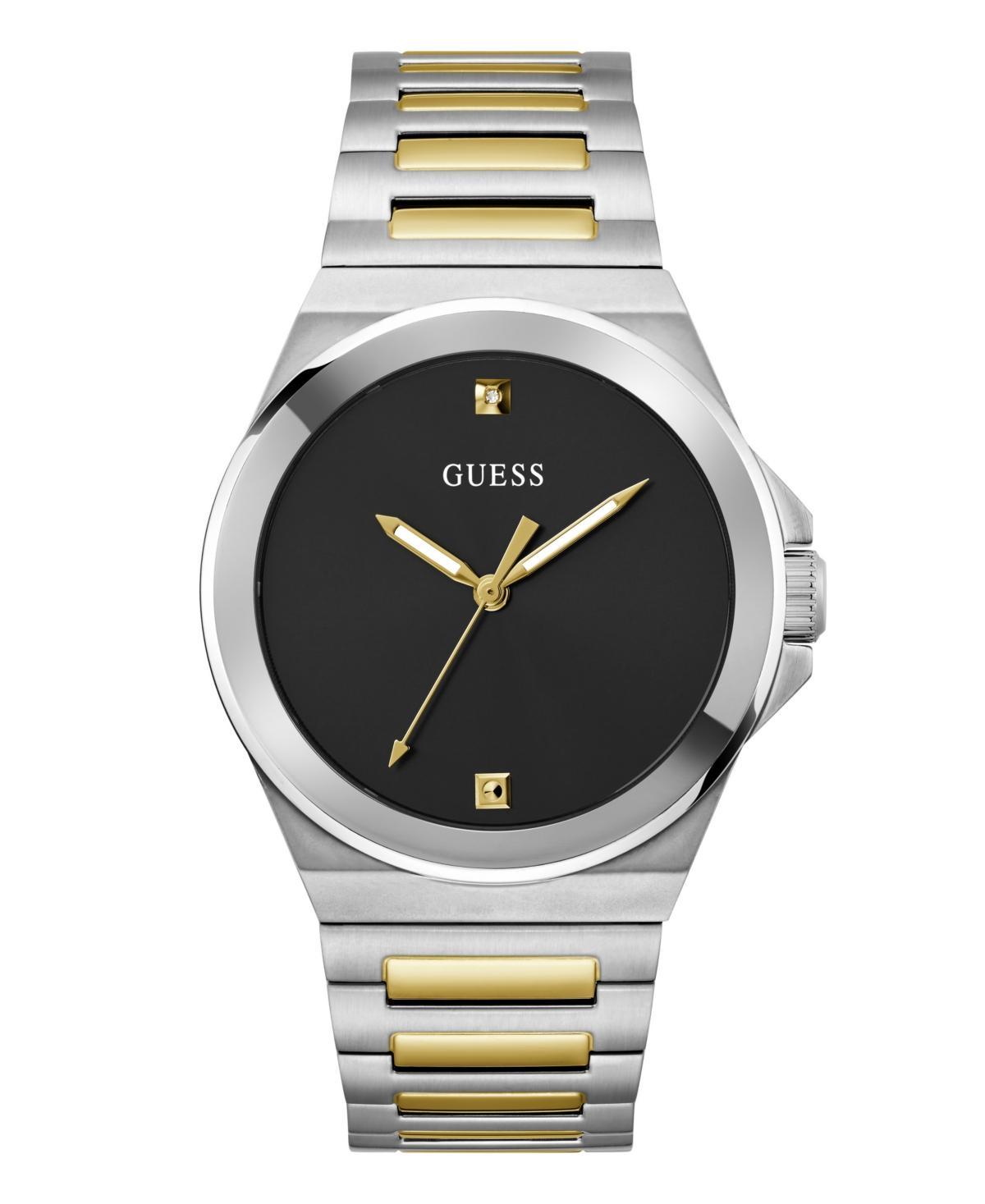 Guess Mens Analog Two-Tone Stainless Steel Watch 44mm - Two-Tone Product Image