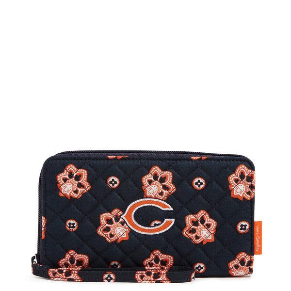 Vera Bradley NFL RFID Front Zip Wristlet Women in Chicago Bears Bandana Product Image