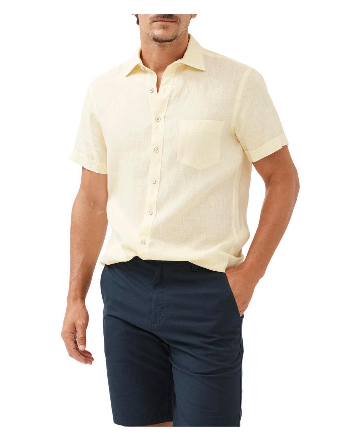 Rodd & Gunn Ellerslie Short Sleeve Linen Button-Up Shirt Product Image