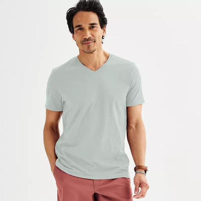 Mens Apt. 9 Premier Flex Short Sleeve V-Neck Tee Product Image