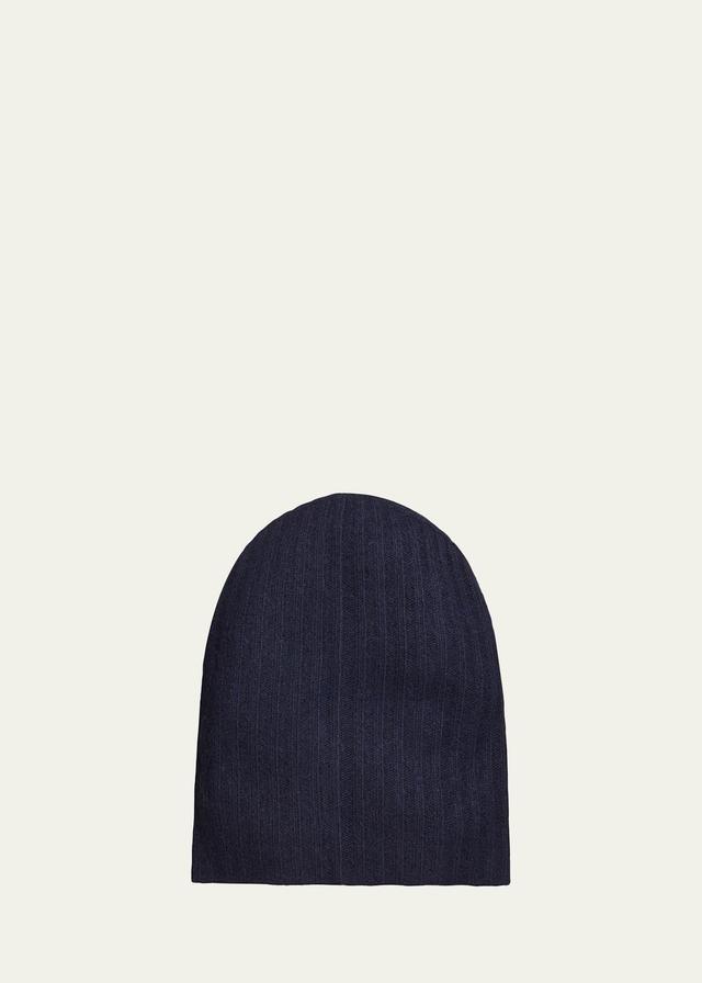 Mens Cashmere Slouchy Beanie Hat Product Image