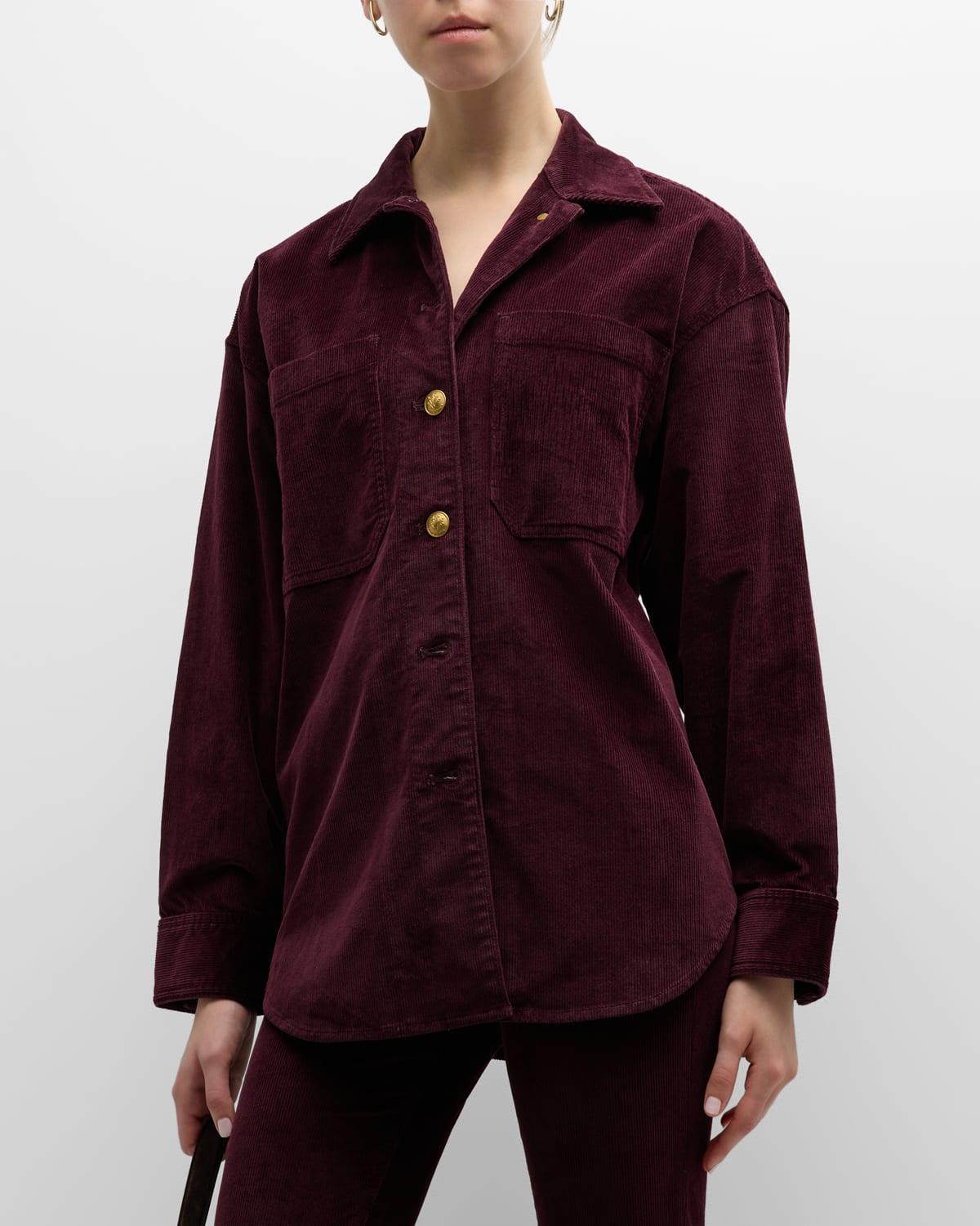 Lory Corduroy Shirt Jacket Product Image