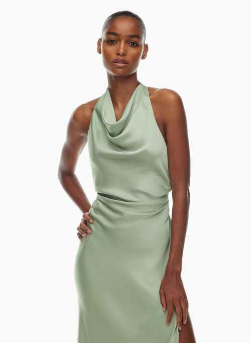 scene satin dress Product Image