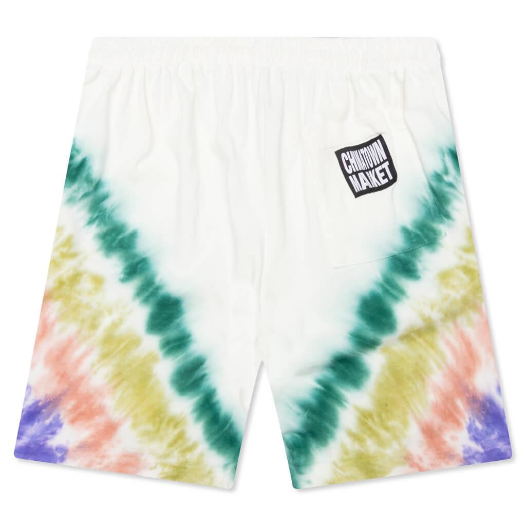 Chinatown Rhinestone Arc WGP Tie Dye Shorts - Tie Dye Male Product Image