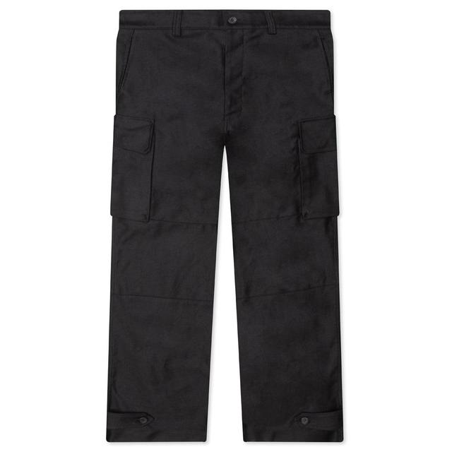 Straight Leg Trousers - Black Male Product Image