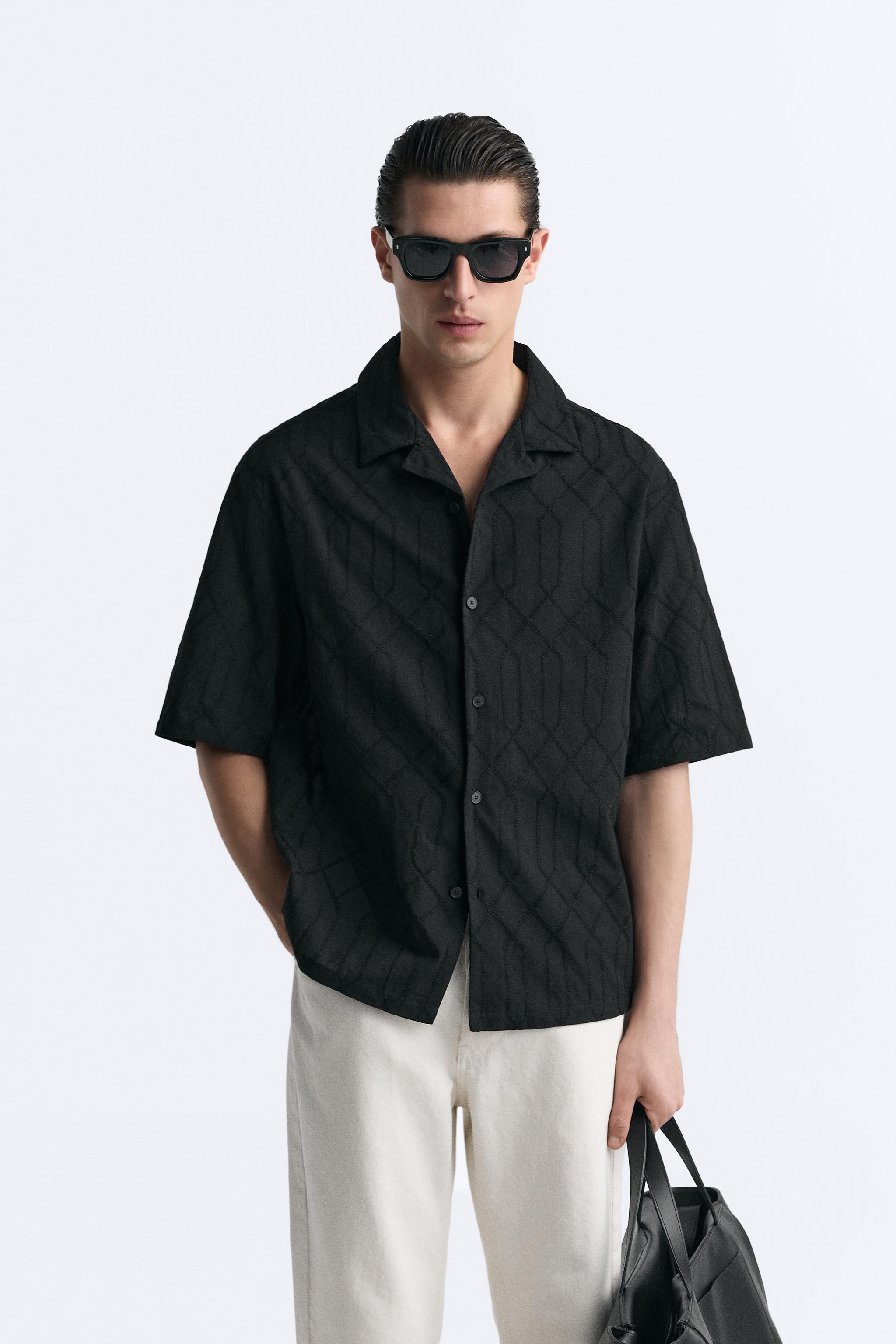 GEOMETRIC JACQUARD SHIRT Product Image