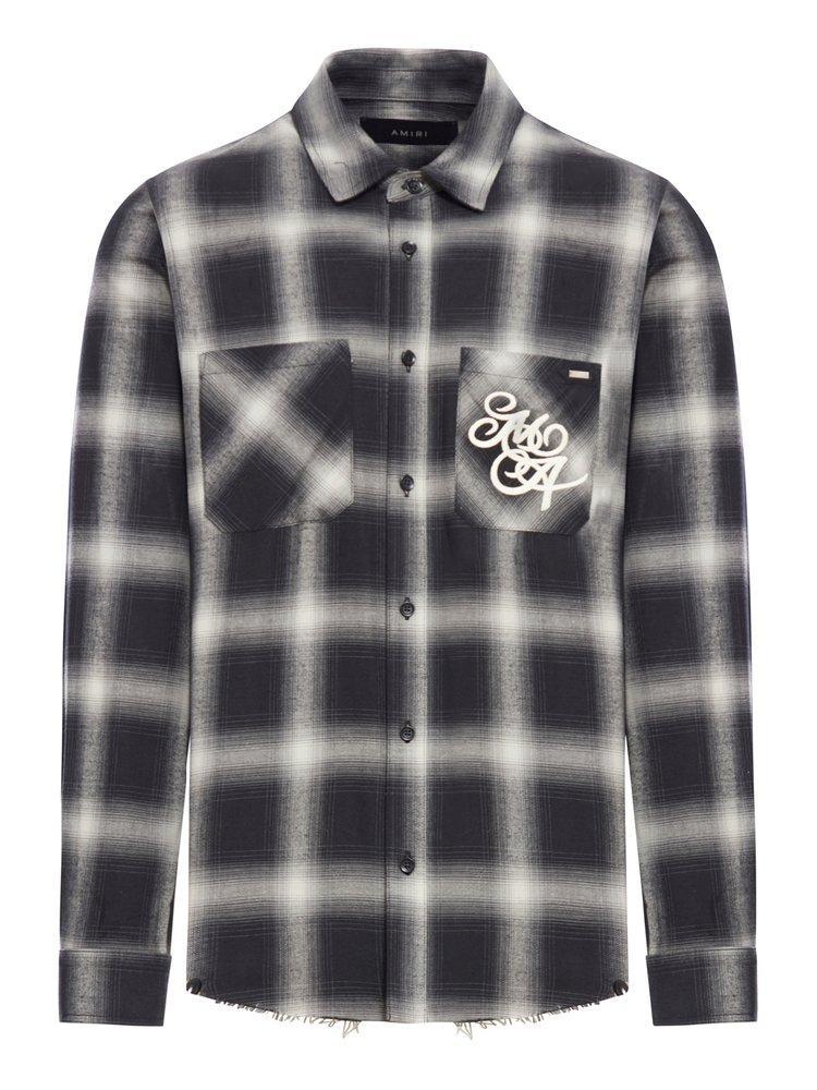 Swirl Flannel Shirt In Black Product Image