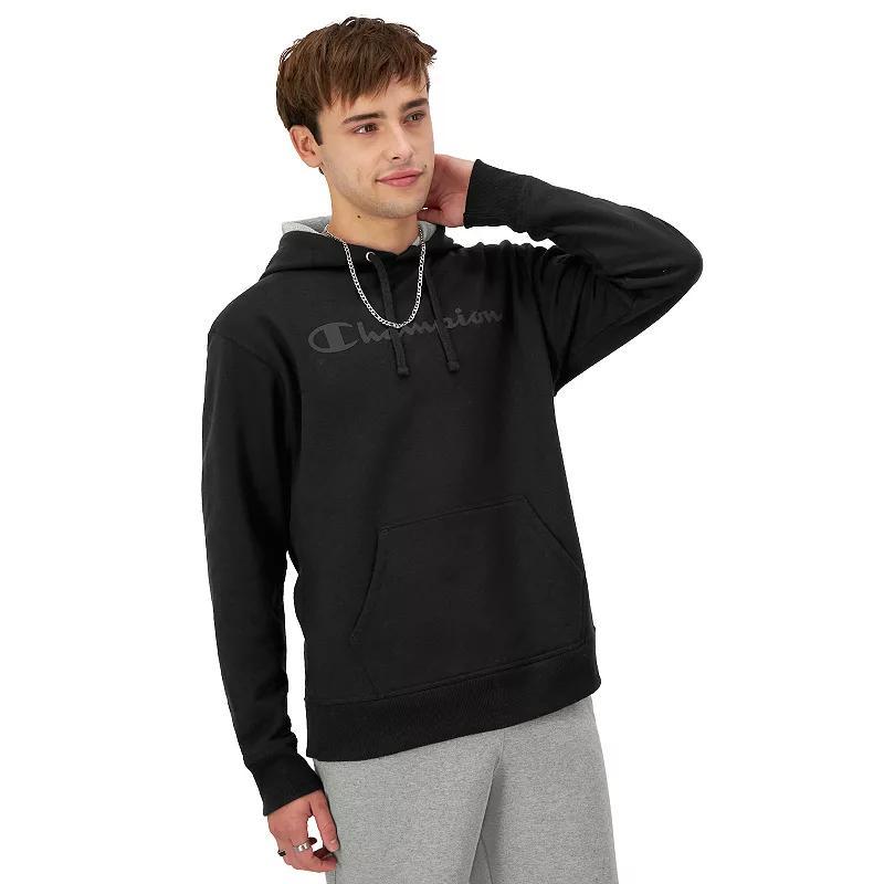 Mens Champion Powerblend Graphic Hoodie Product Image