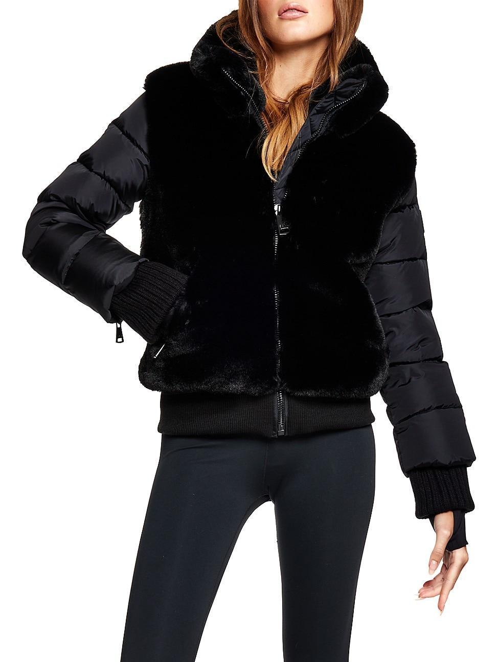 Carlie Faux-Fur Bomber Jacket Product Image