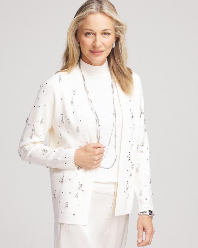 Embellished Long-sleeve Cardigan Product Image