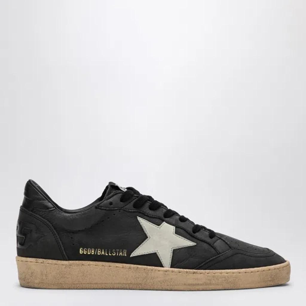 GOLDEN GOOSE Ball Star Sneakers In Black Product Image