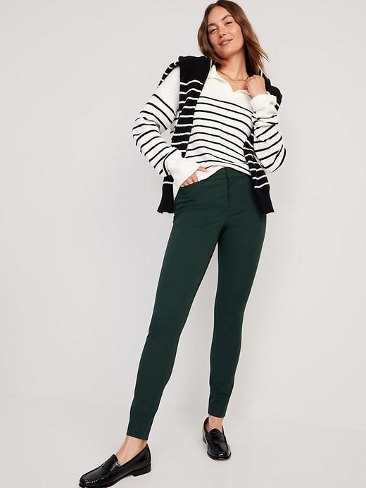 High-Waisted Pixie Skinny Ankle Pants Product Image