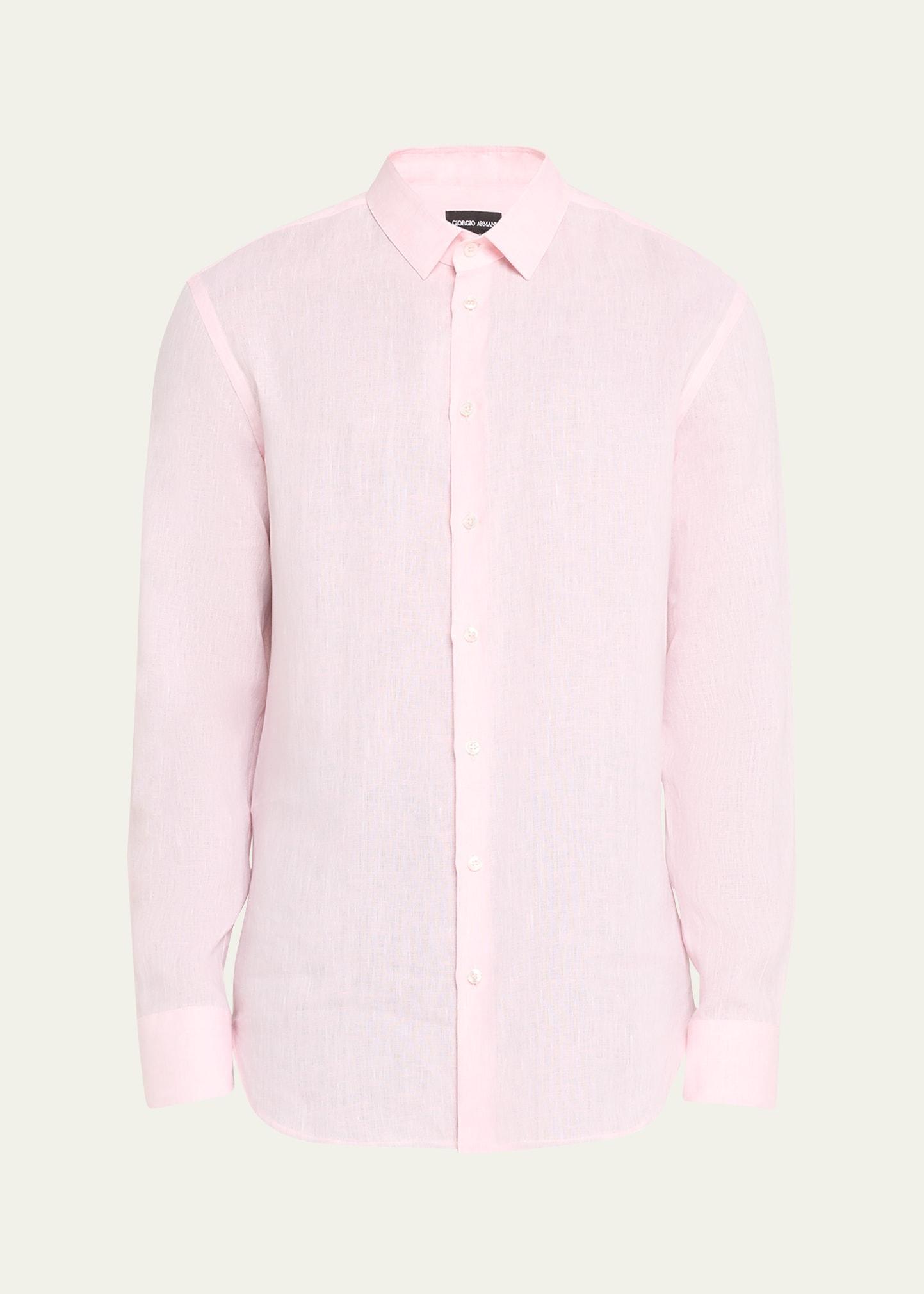 Mens Linen Sport Shirt Product Image